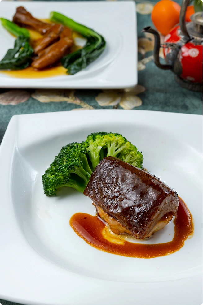 Stuffed Sea Cucumber in Abalone Sauce