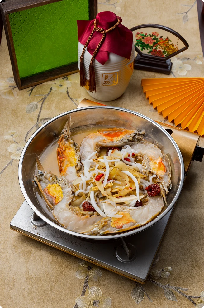 Water King Prawn Cooked with Yellow Rice Wine